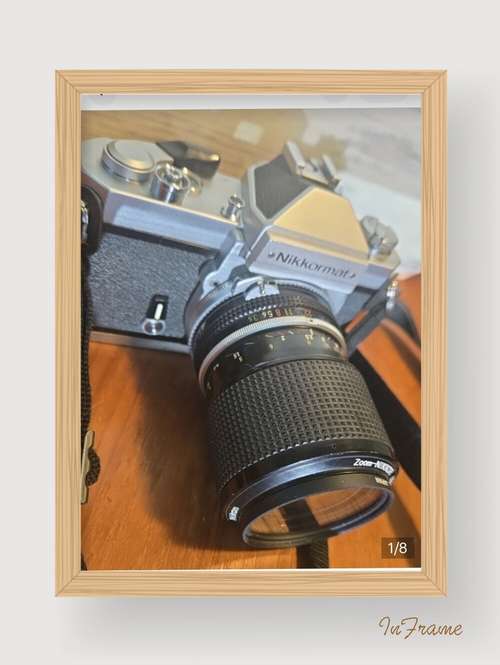 Nikon Nikkormat Silver and Black  Camera